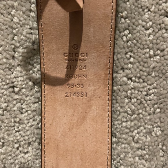 Men’s original brown Gucci belt brand new worn once - Picture 2 of 2